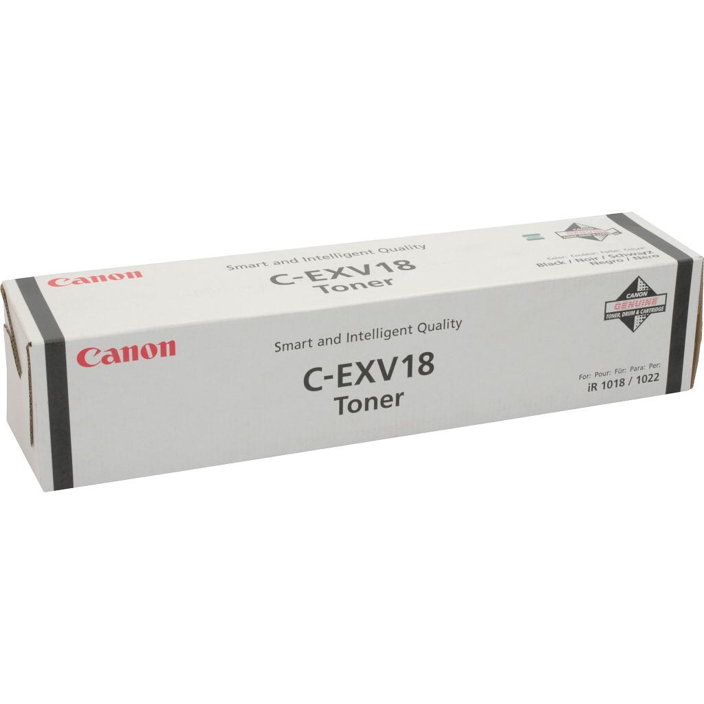 Original Canon C-EXV18 Black Toner Cartridge (0386B002AA)