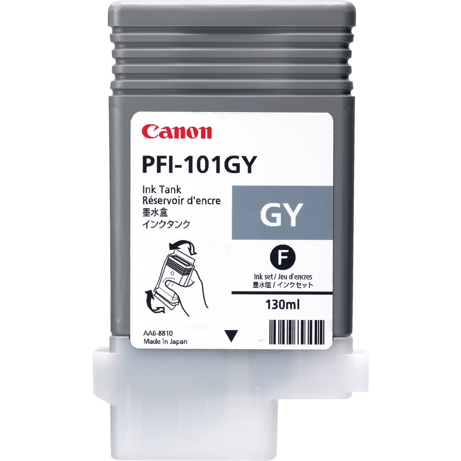 Original Canon PFI-101GY Grey Ink Cartridge (0892B001AA)