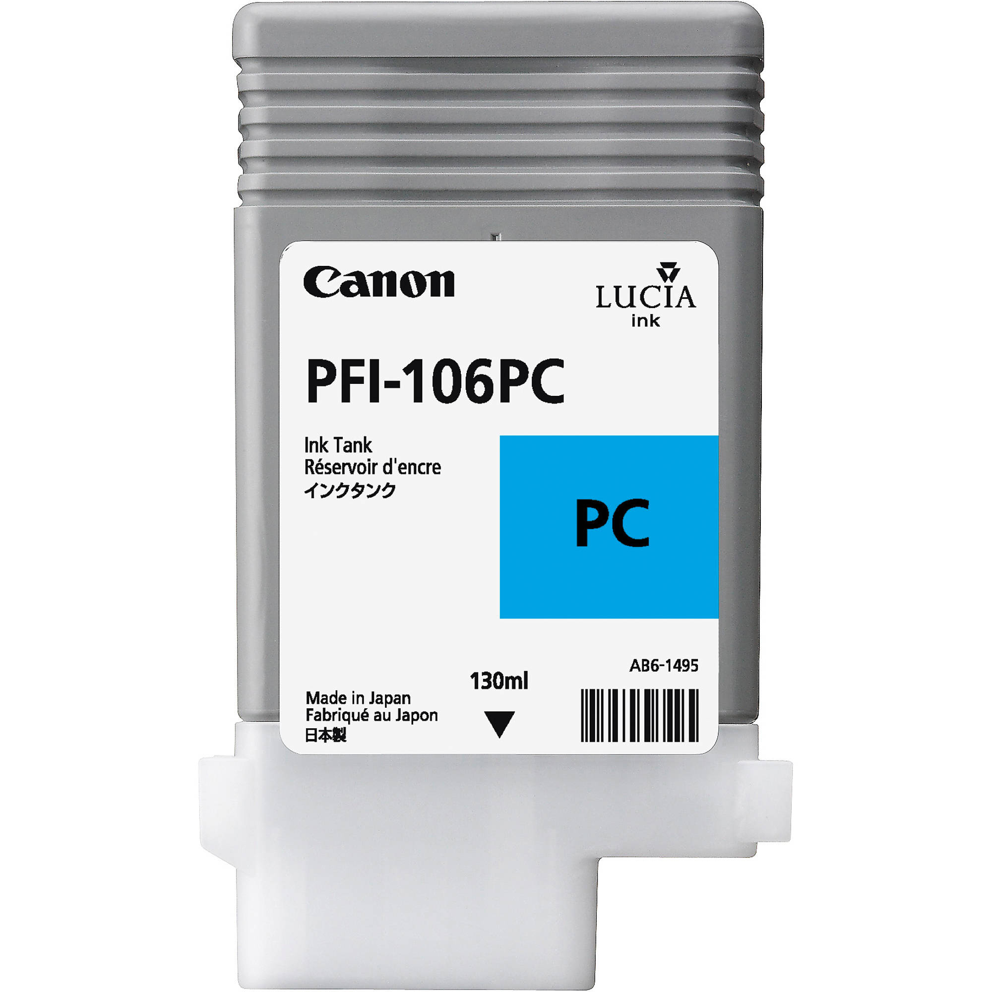 Original Canon PFI-106PC Photo Cyan Ink Cartridge (6625001)