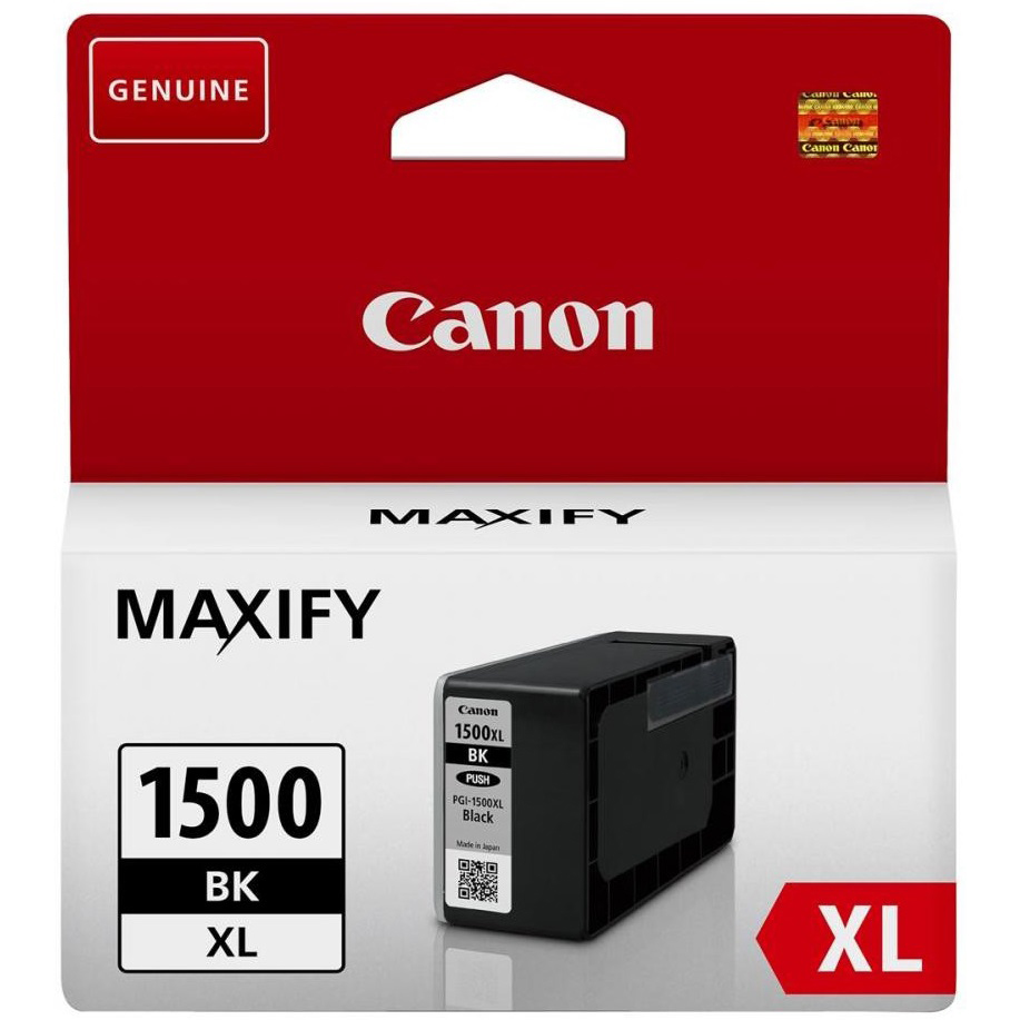 Original Canon PGI-1500BKXL Black High Capacity Ink Cartridge (9182B001)