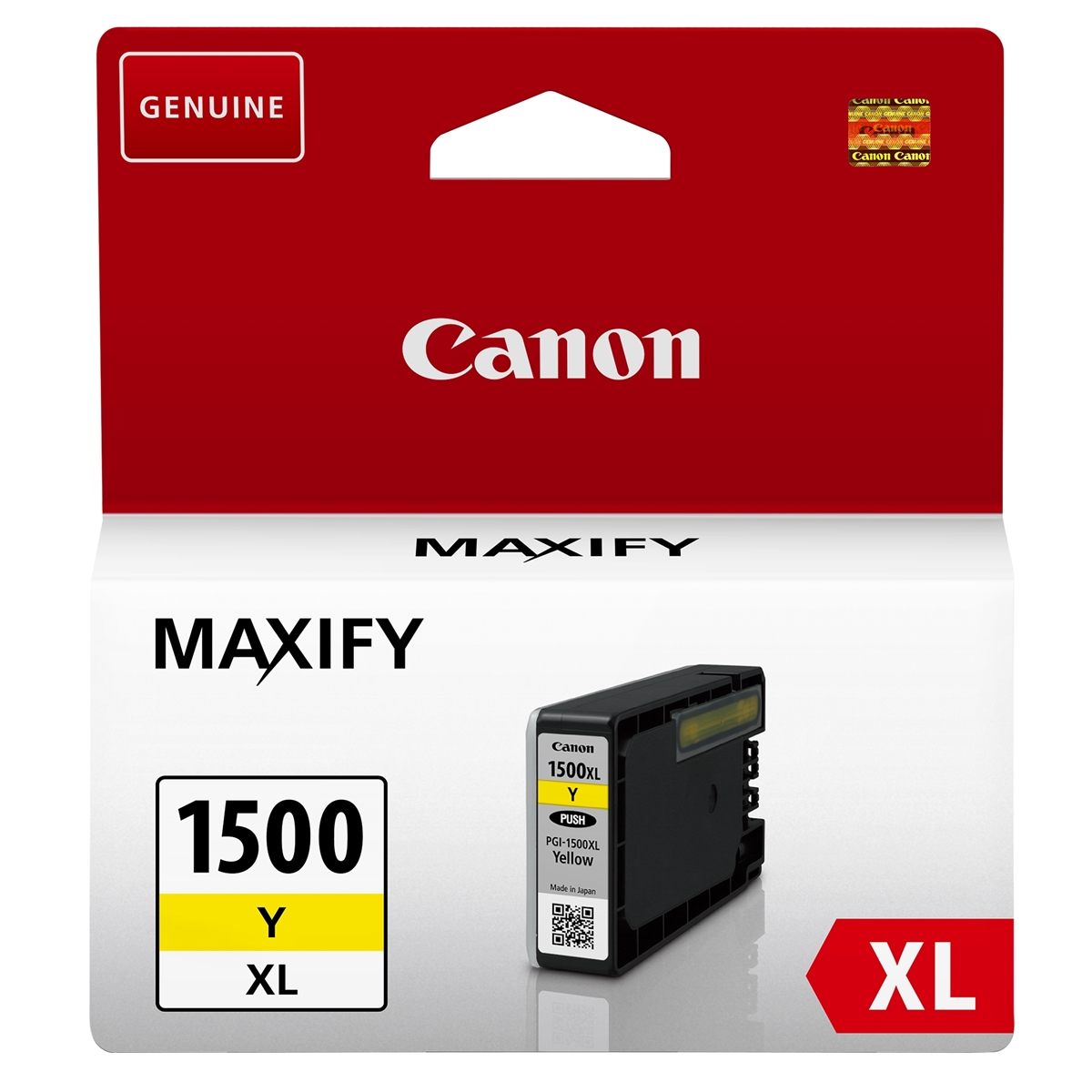 Original Canon PGI-1500YXL Yellow High Capacity Ink Cartridge (9195B001)
