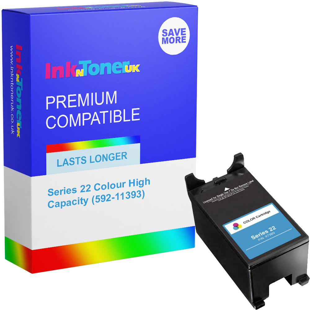 Premium Compatible Dell Series 22 Colour High Capacity Ink Cartridge (592-11393)
