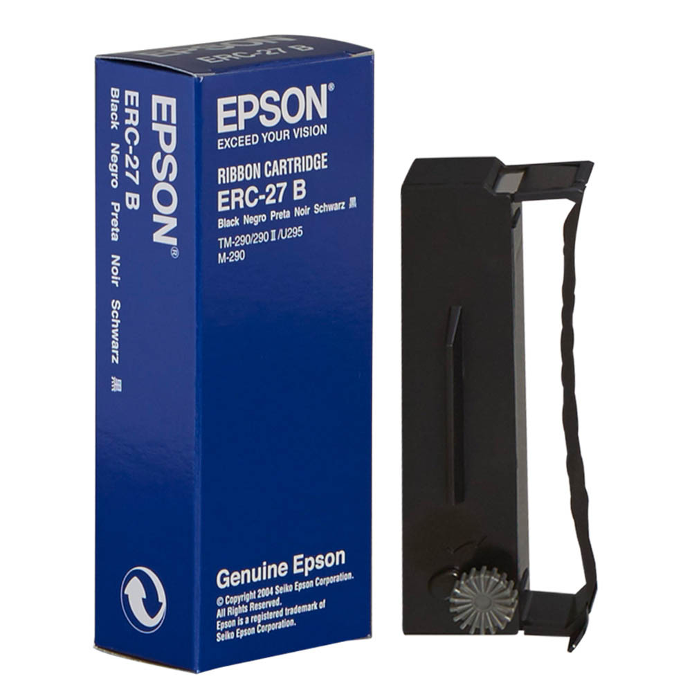 Original Epson ERC-27 Black Fabric Ribbon (C43S015366)