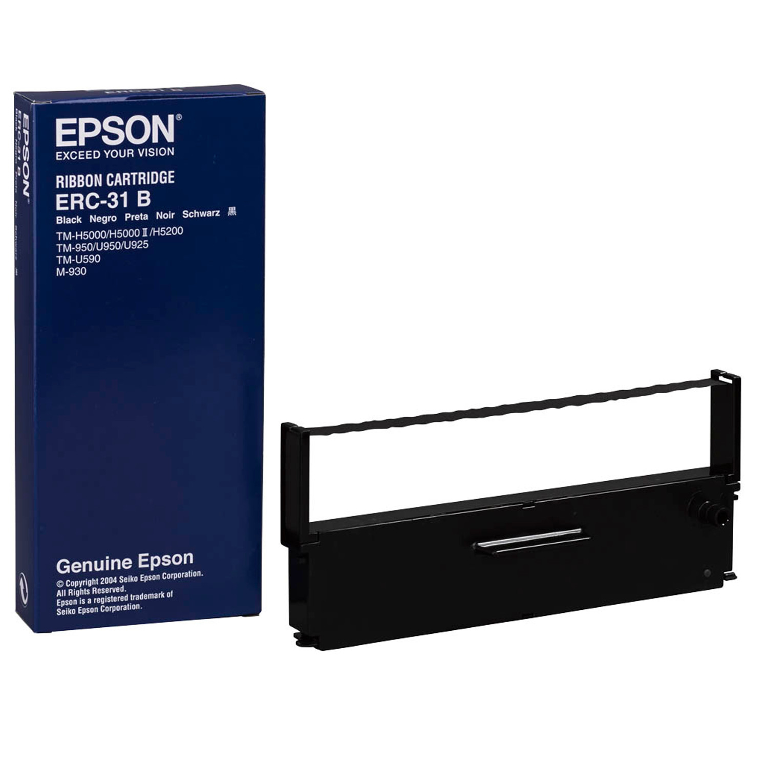 Original Epson ERC-31B Black Fabric Ribbon (C43S015369)