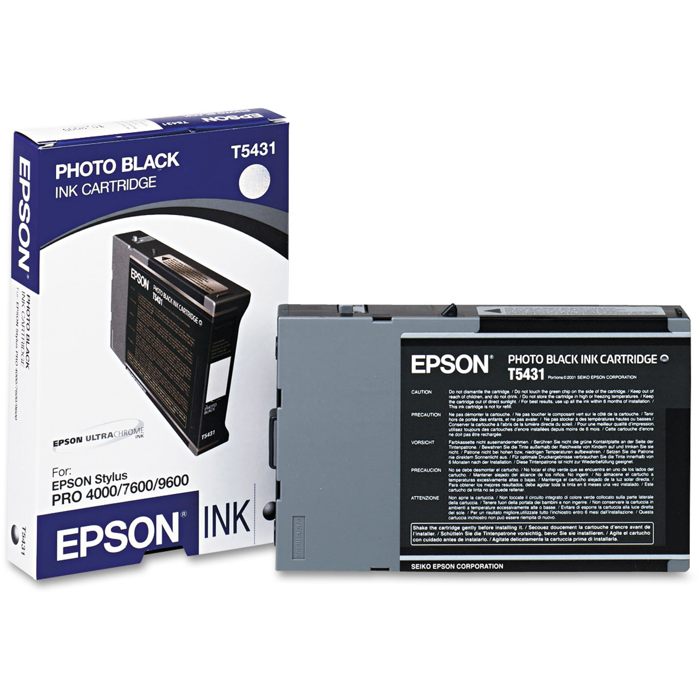 Original Epson T5431 Photo Black Ink Cartridge (C13T543100)
