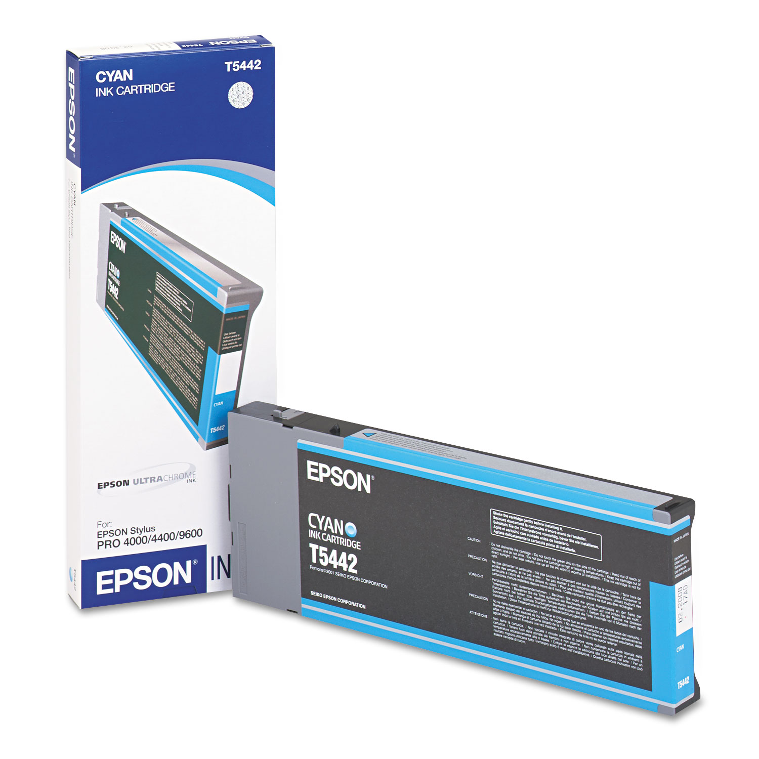 Original Epson T5442 Cyan Ink Cartridge (C13T544200)