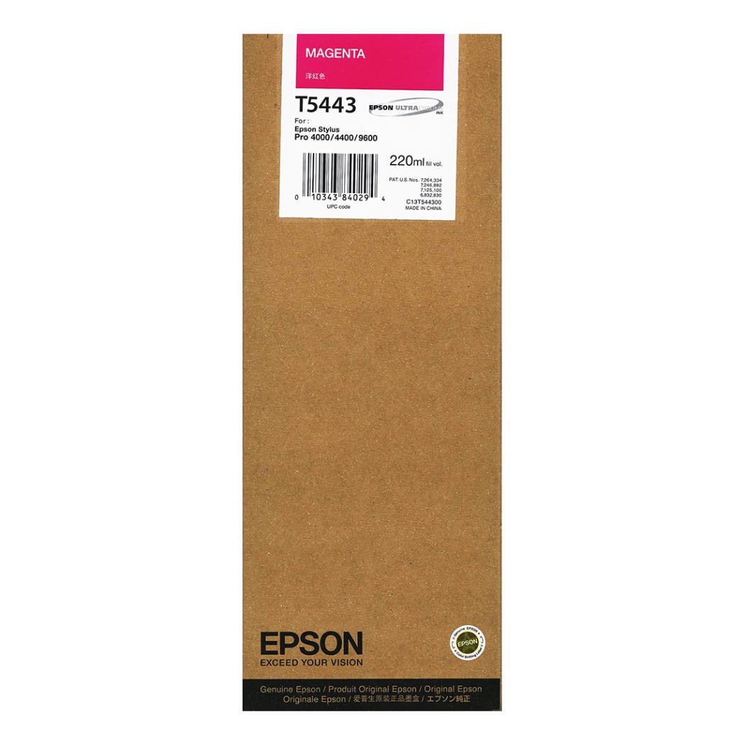 Original Epson T5443 Magenta Ink Cartridge (C13T544300)