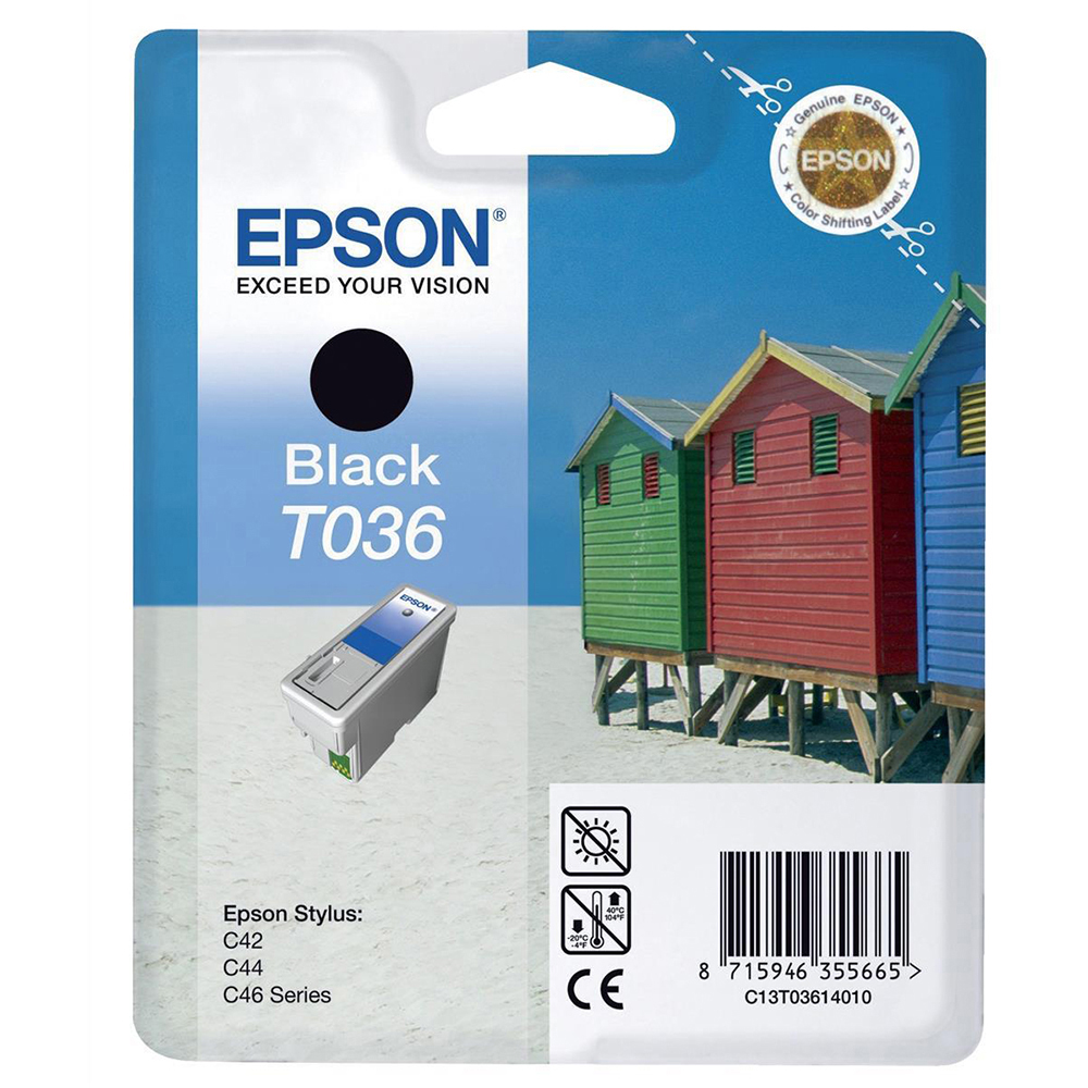 Original Epson T036 Black Ink Cartridge (C13T03614010)