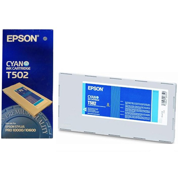 Original Epson T502 Cyan Ink Cartridge (C13T502011)