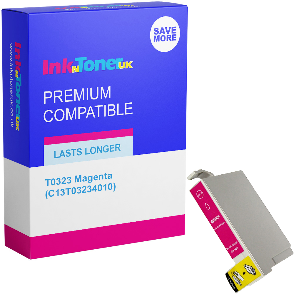 Premium Compatible Epson T0323 Magenta Ink Cartridge (C13T03234010)