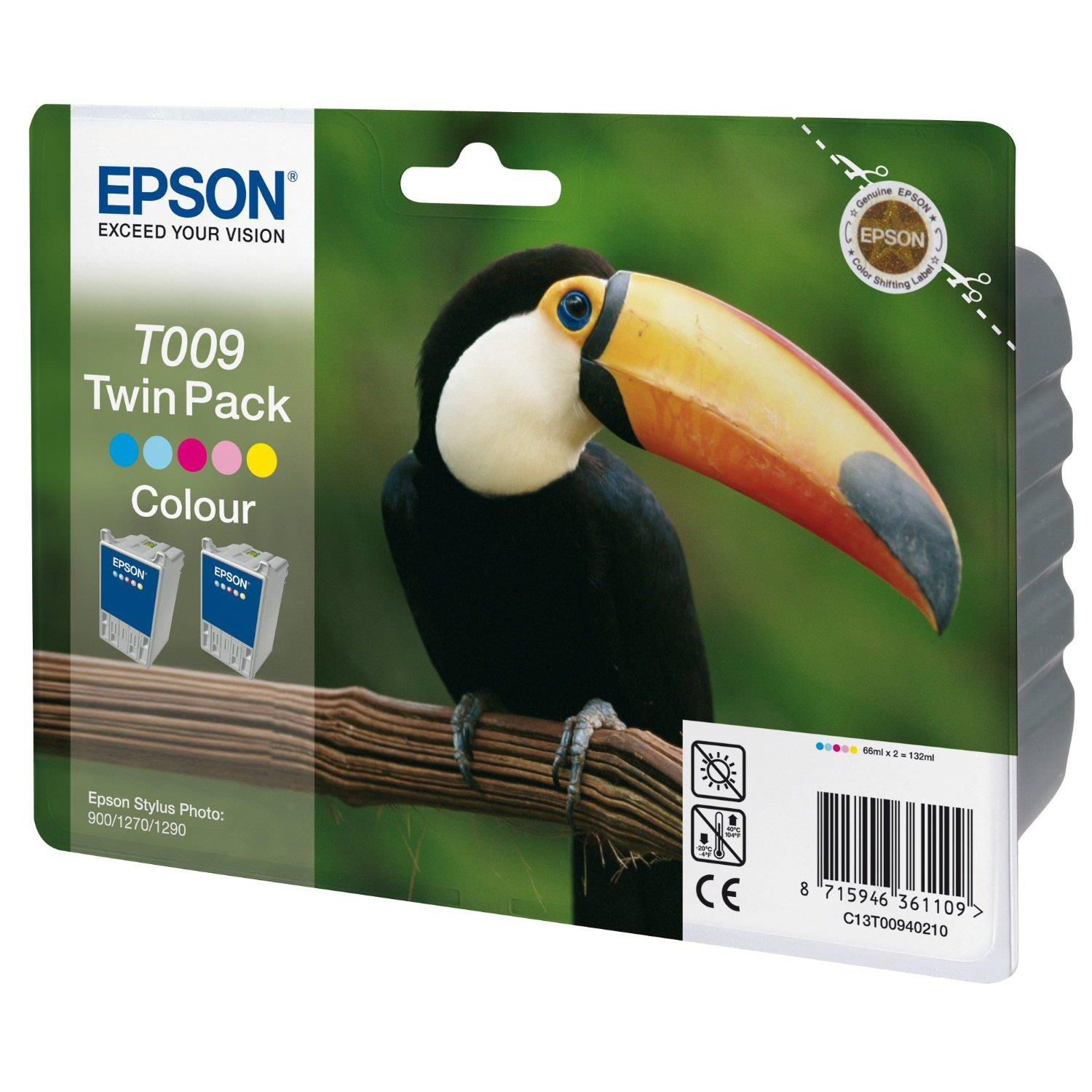 original-epson-t009-colour-twin-pack-ink-cartridges-c13t00940210