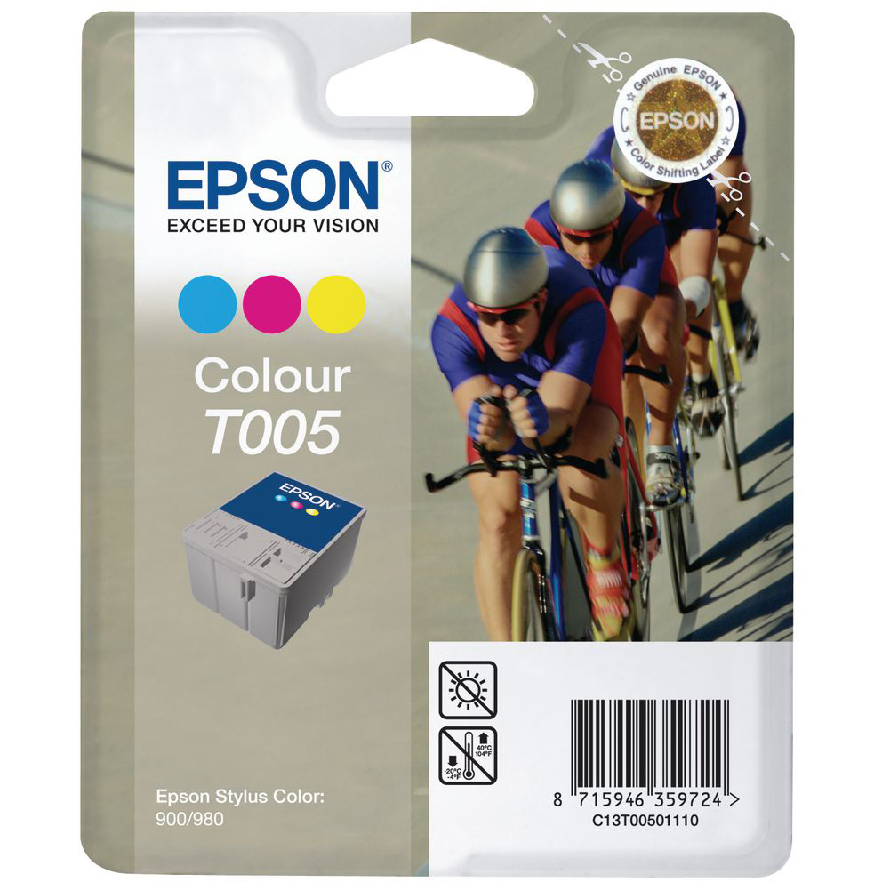 Original Epson T005 Colour Ink Cartridge (C13T00501110)