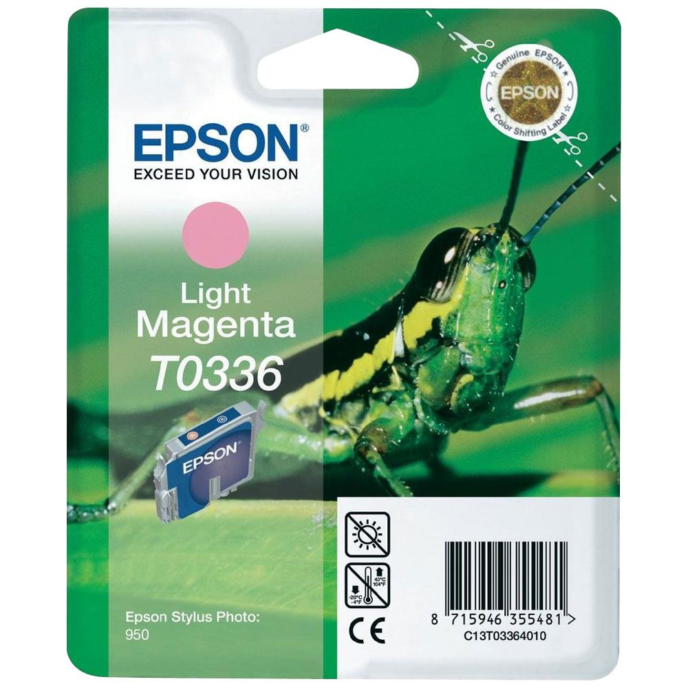 Original Epson T0336 Light Magenta Ink Cartridge (C13T03364010)