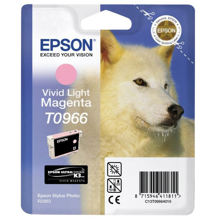 Original Epson T0966 Light Magenta Ink Cartridge (C13T09664010) Husky