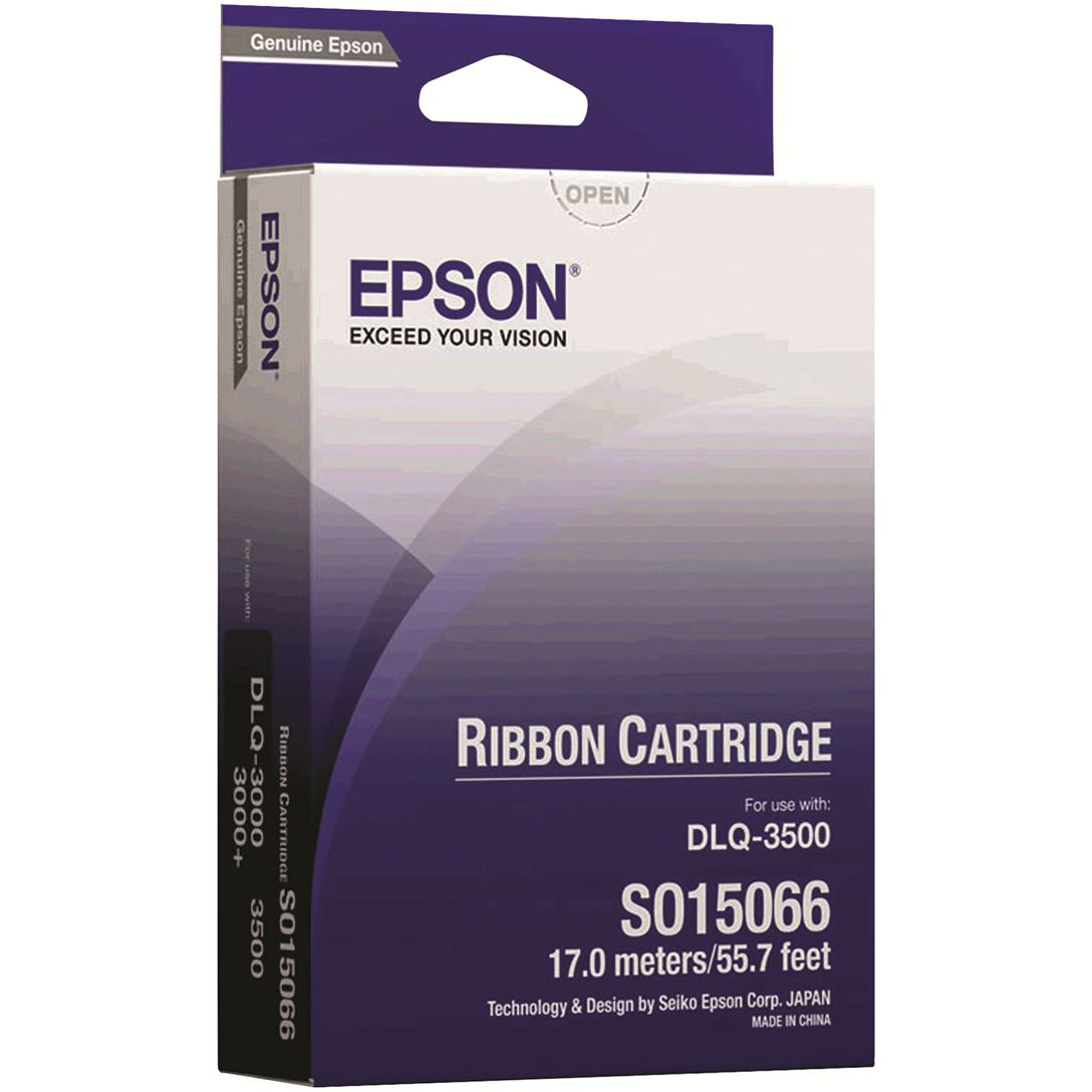 Original Epson S015066 Black Fabric Ribbon (C13S015066)