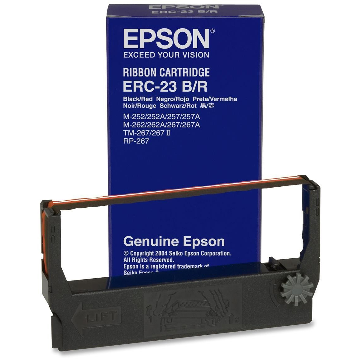 Original Epson ERC-23B Black Fabric Ribbon (C43S015360)