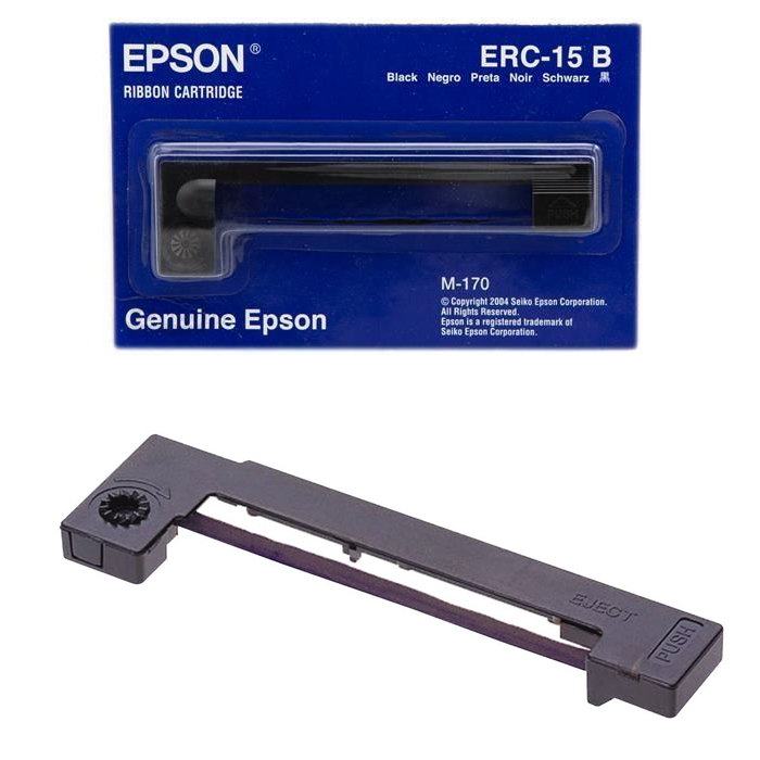 Original Epson S015430 Black Fabric Ribbon (C43S015430)