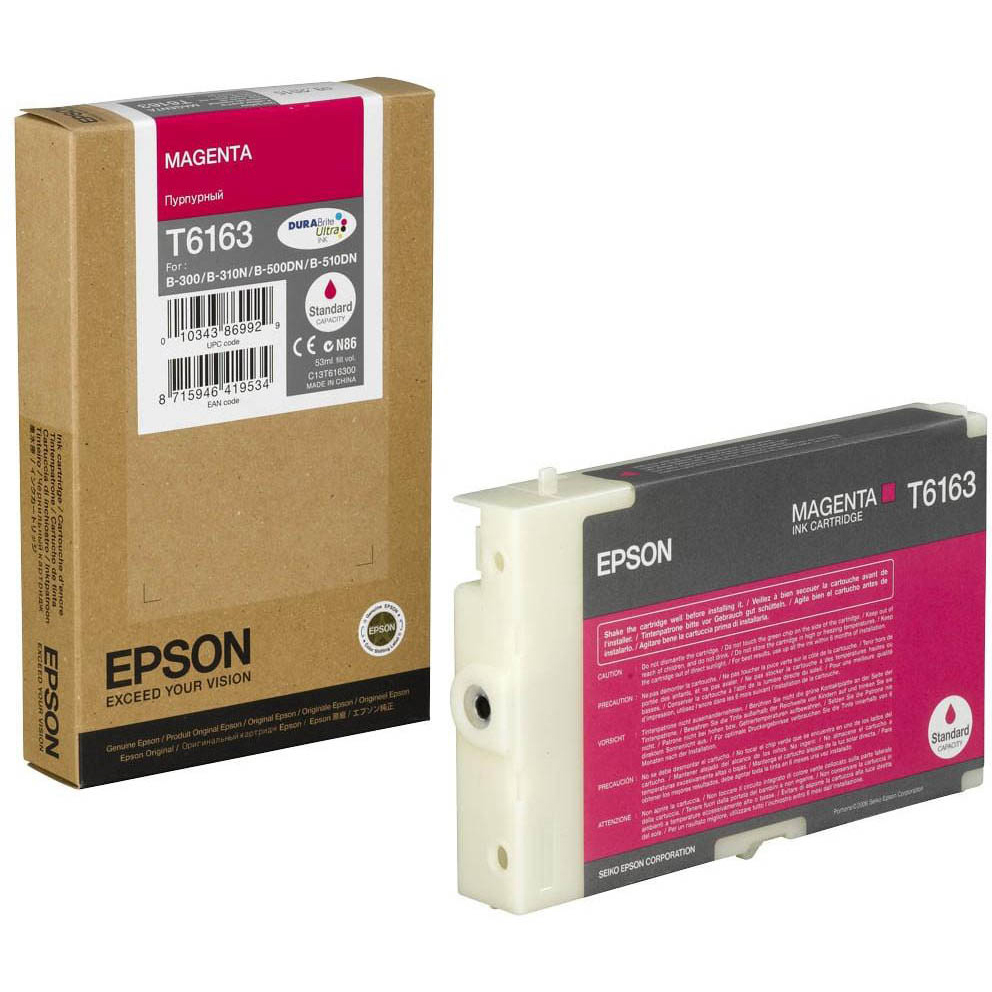 Original Epson T6163 Magenta Ink Cartridge (C13T616300)