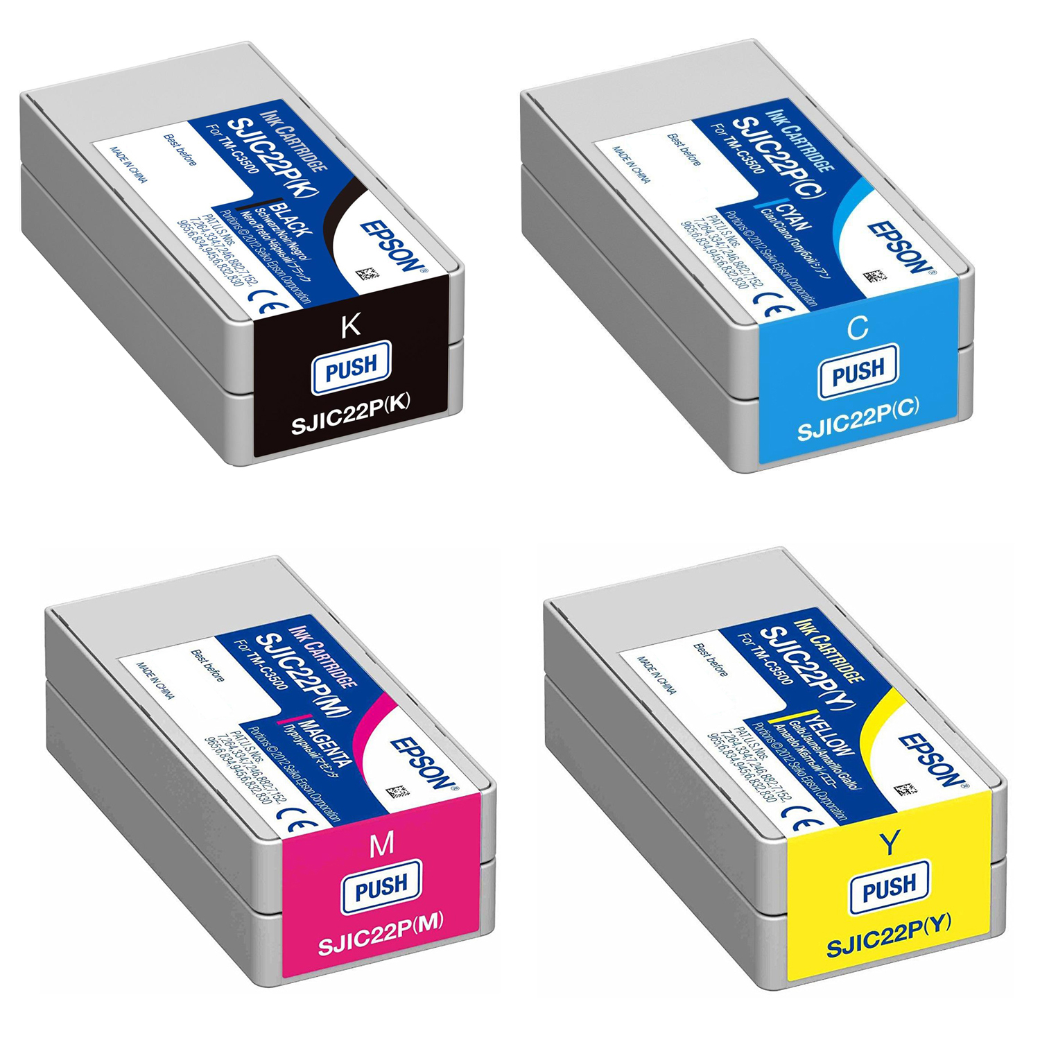 Original Epson S02060 CMYK Multipack Ink Cartridges (S020601 / S020602 / S020603 / S020604)