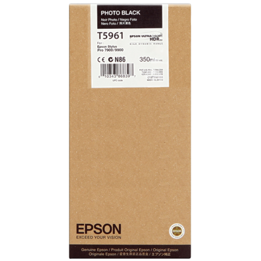 Original Epson T5961 Photo Black Ink Cartridge (C13T596100)