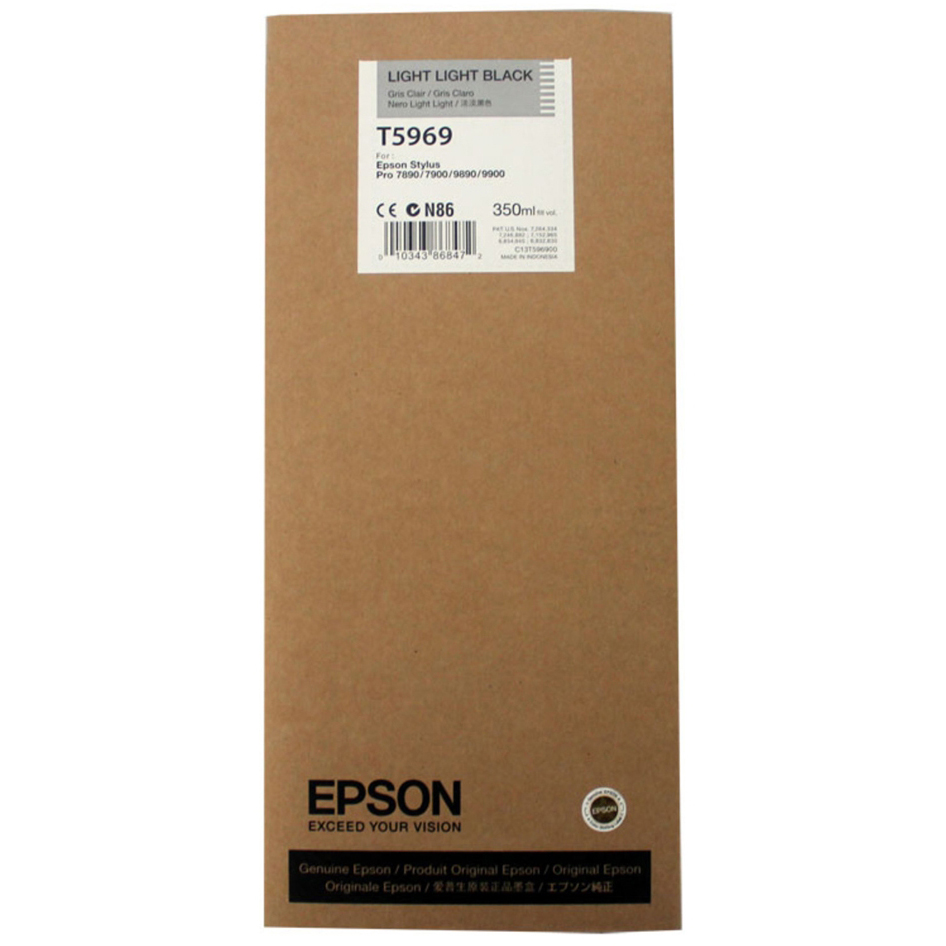 Original Epson T5969 Light Light Black Ink Cartridge (C13T596900)