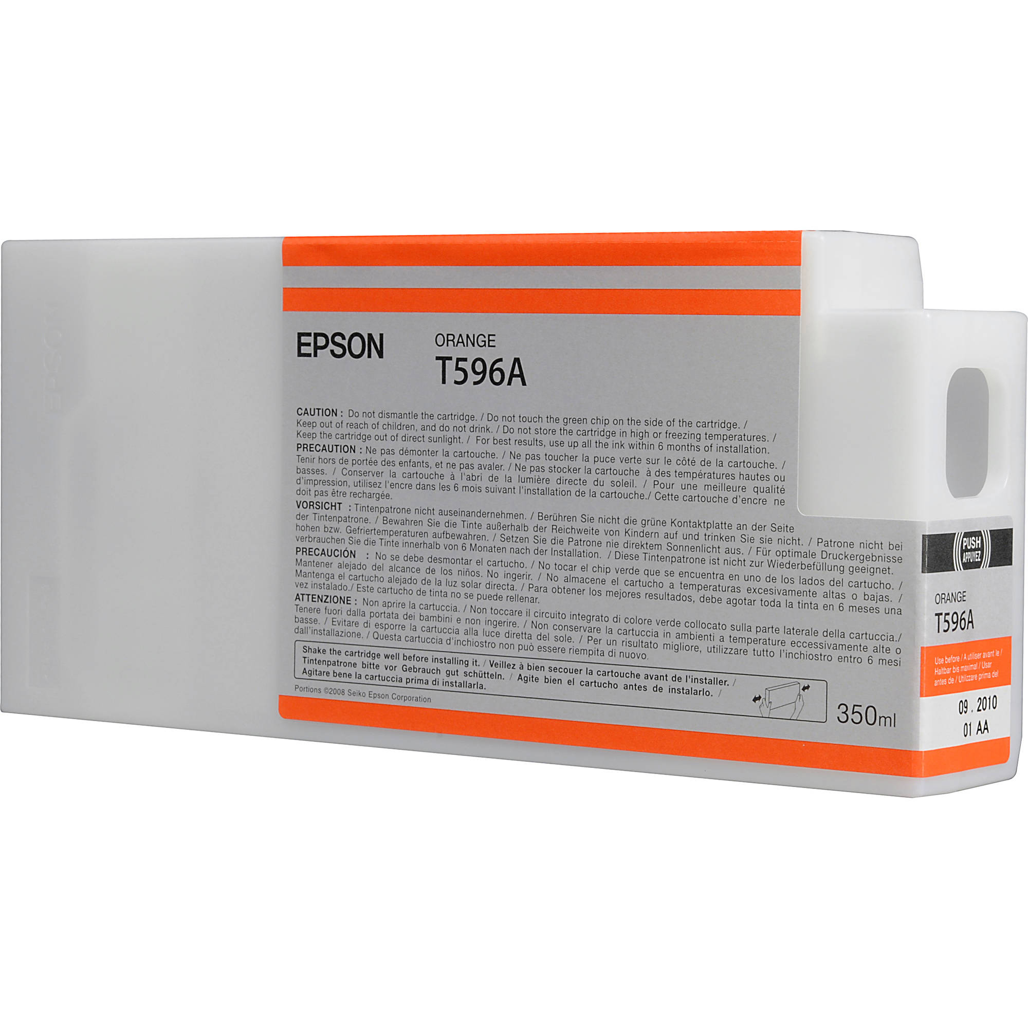 Original Epson T596A Orange Ink Cartridge (C13T596A00)