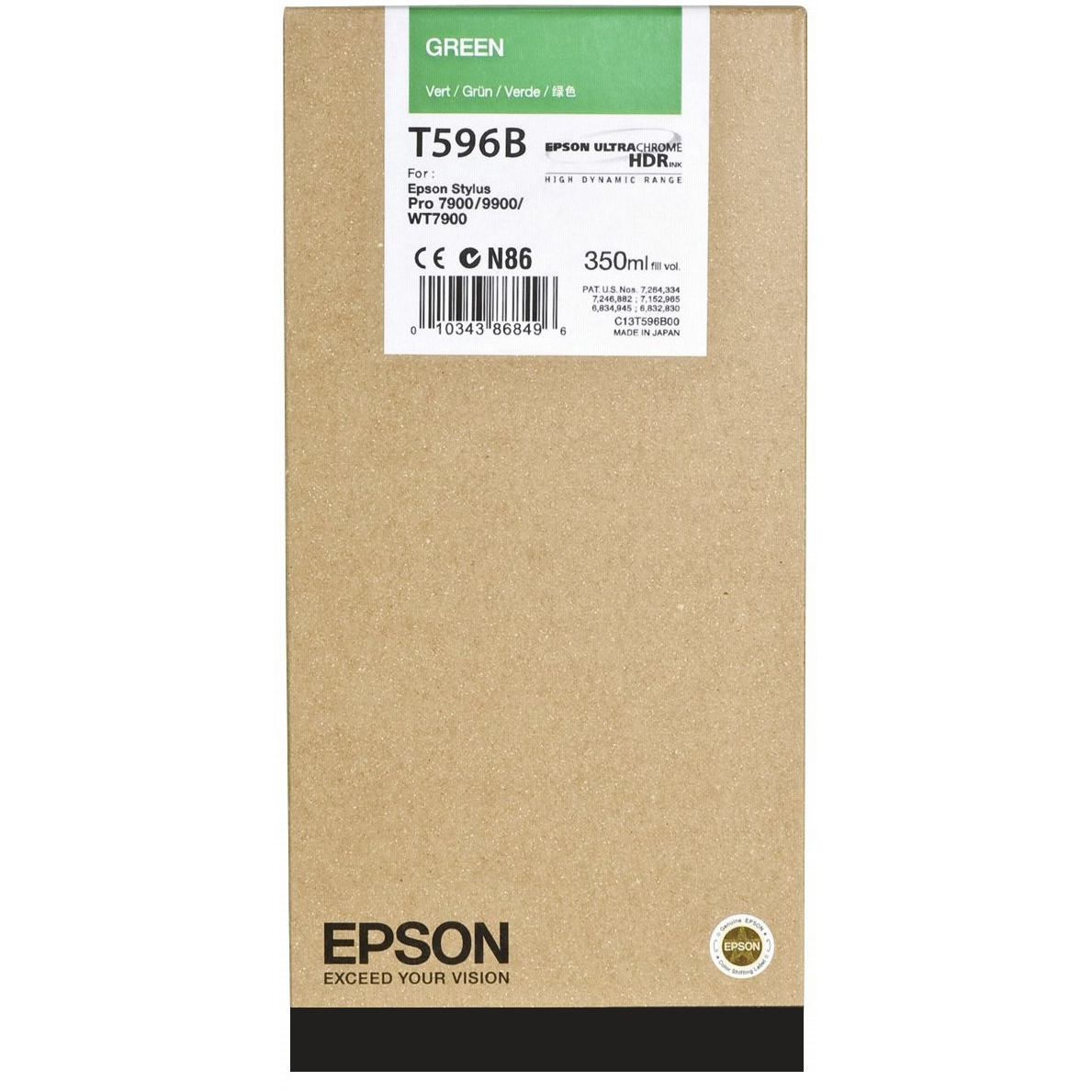 Original Epson T596B Green Ink Cartridge (C13T596B00)