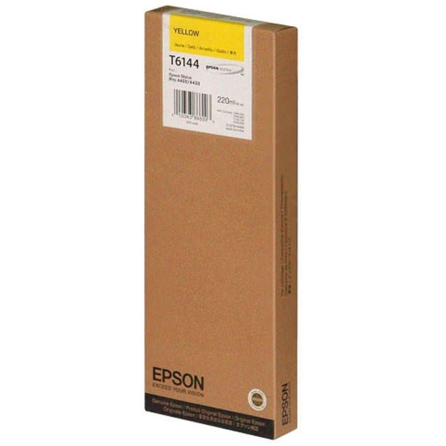 Original Epson T6144 Yellow High Capacity Ink Cartridge (C13T614400)