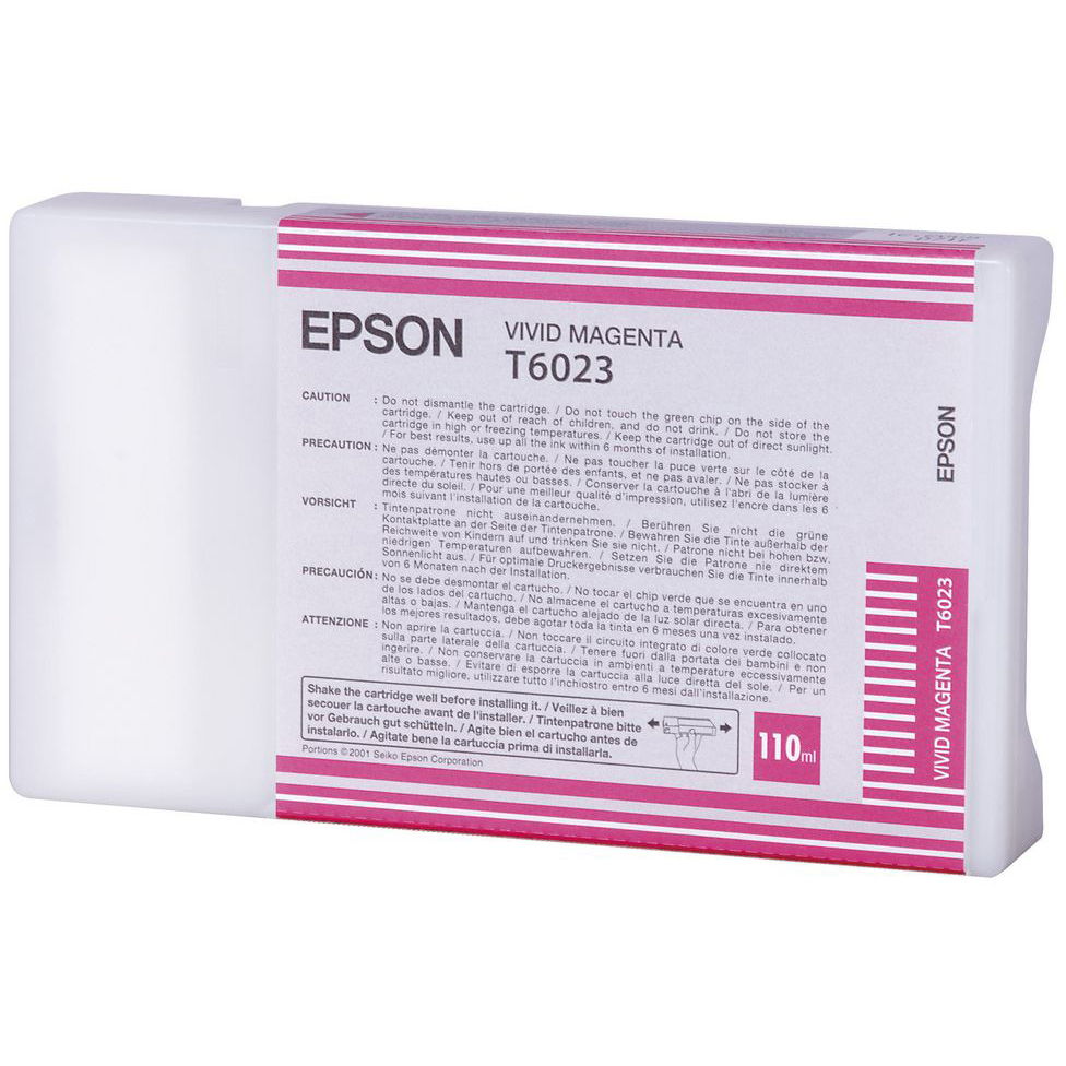 Original Epson T6023 Vivid Magenta Ink Cartridge (C13T602300)