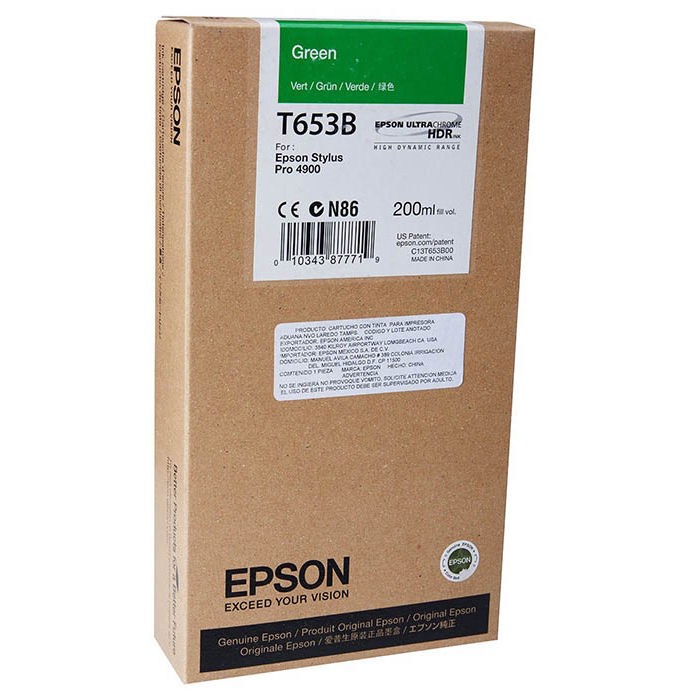 Original Epson T653B Green Ink Cartridge (C13T653B00)