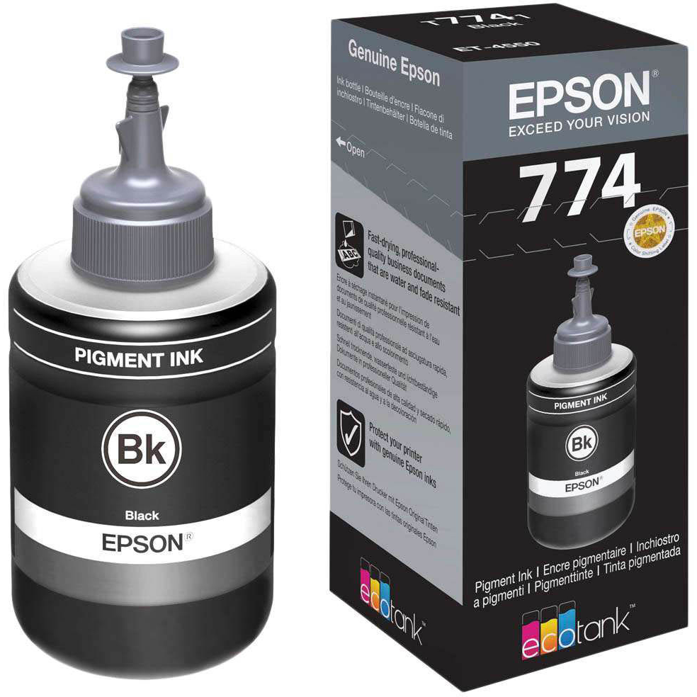 Original Epson T7741 Black Ink Bottle (C13T774140)