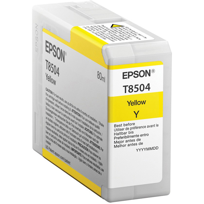 Original Epson T8504 Yellow Ink Cartridge (C13T850400)