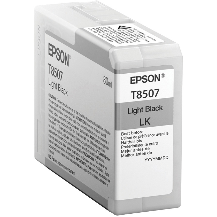 Original Epson T8507 Light Black Ink Cartridge (C13T850700)