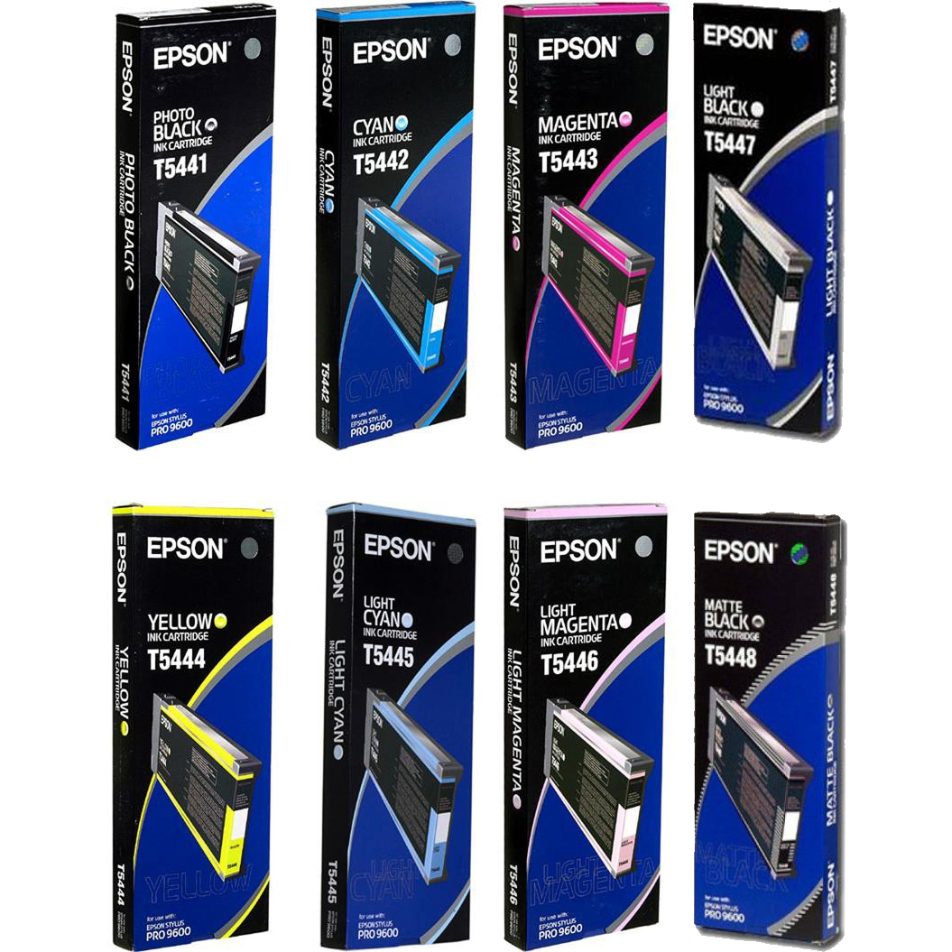 Original Epson T544 Multipack Set Of 8 Ink Cartridges (T5441/ T5442/ T5443/ T5444/ T5445/ T5446/ T5447/ T5448)