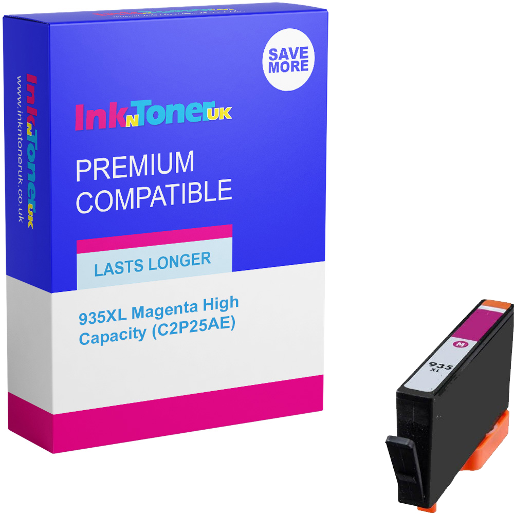 Premium Compatible HP 935XL Magenta High Capacity Ink Cartridge (C2P25AE)