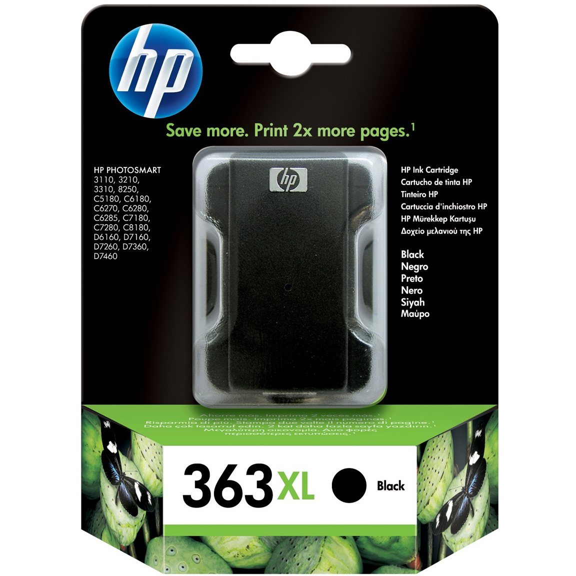 Original HP 363XL Black High Capacity Ink Cartridge (C8719EE)