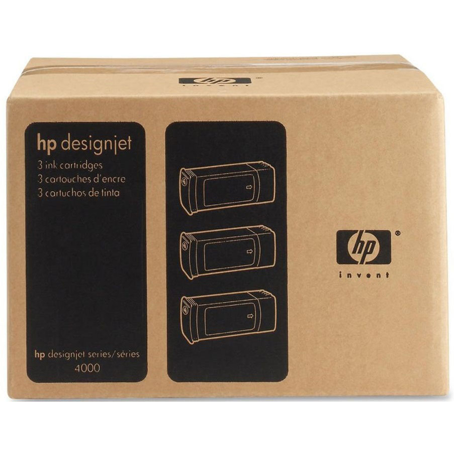 Original HP 90 Magenta Triple Pack Ink Cartridges (C5084A)