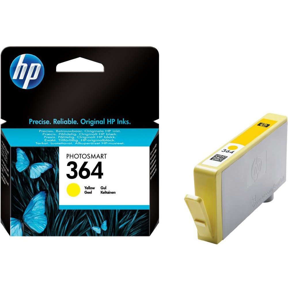 Original HP 364 Yellow Ink Cartridge (CB320EE)