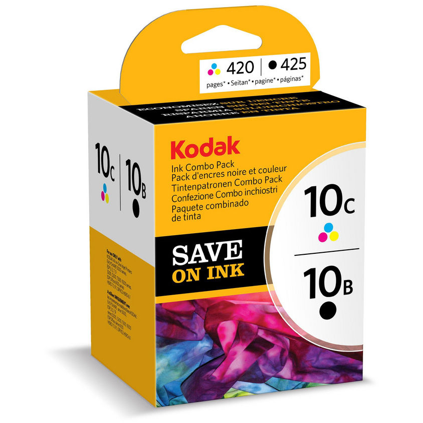 Original Kodak 10 Black & Colour Combo Pack Ink Cartridges (3947074)