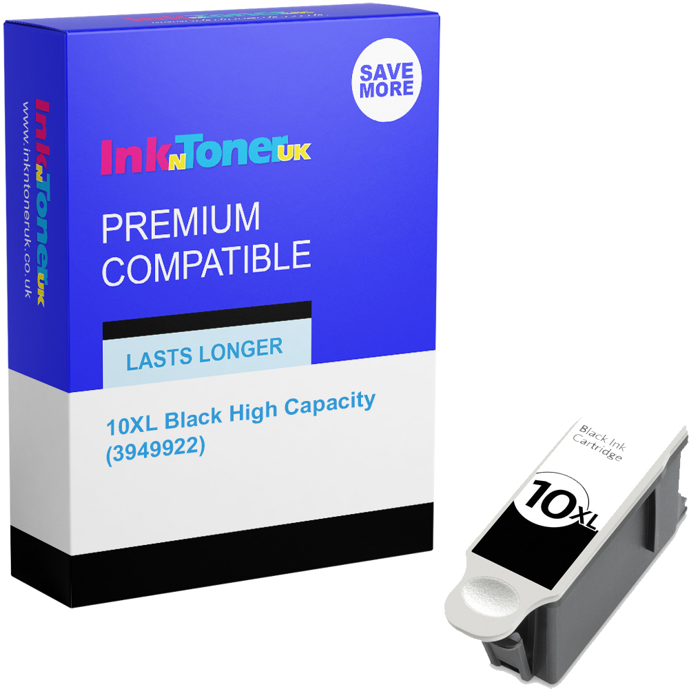 Premium Compatible Kodak 10XL Black High Capacity Ink Cartridge (3949922)