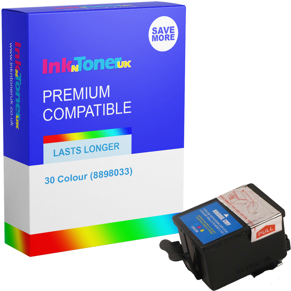 Premium Compatible Kodak 30 Colour Ink Cartridge (8898033)