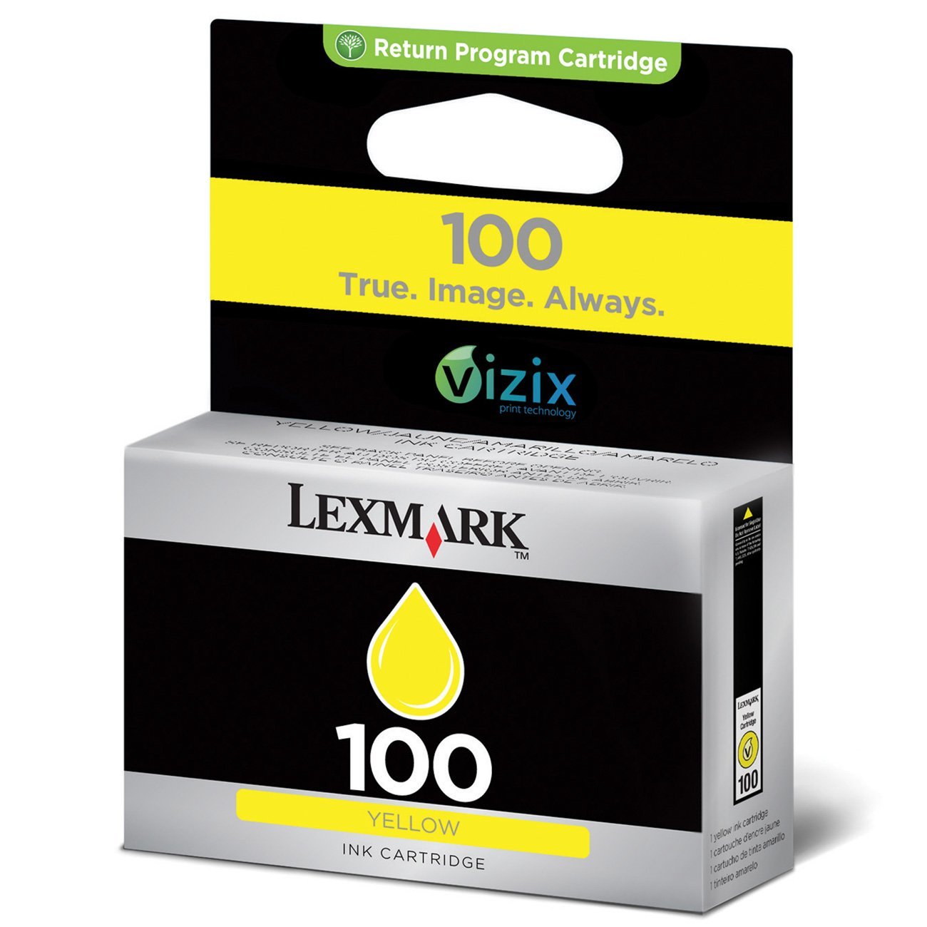 Original Lexmark 100 Yellow Ink Cartridge (14N0902E)