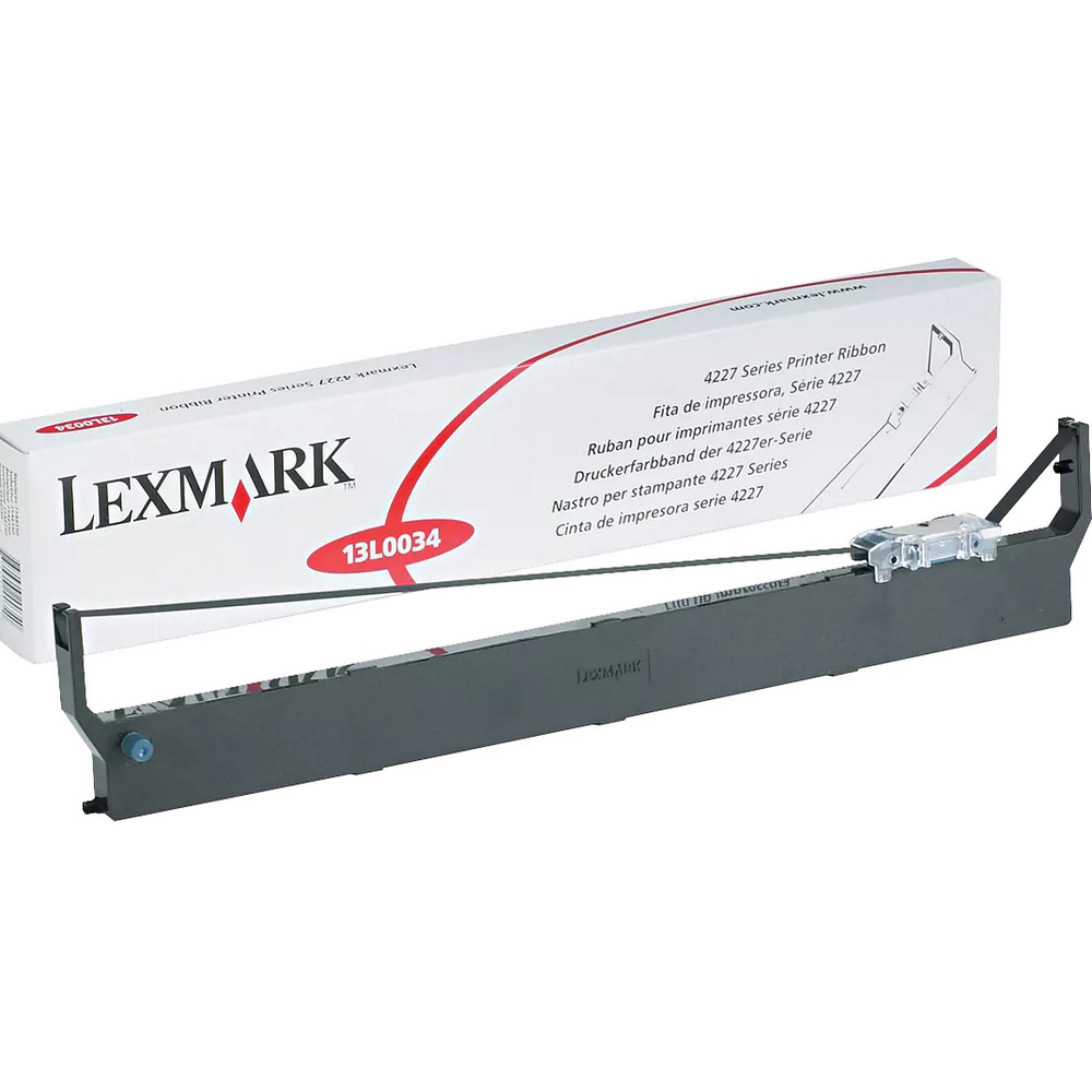 Original Lexmark 13L0034 Black Fabric Ribbon (13L0034)