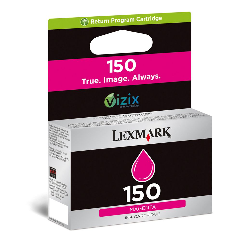 Original Lexmark 150 Magenta Ink Cartridge (14N1609E)