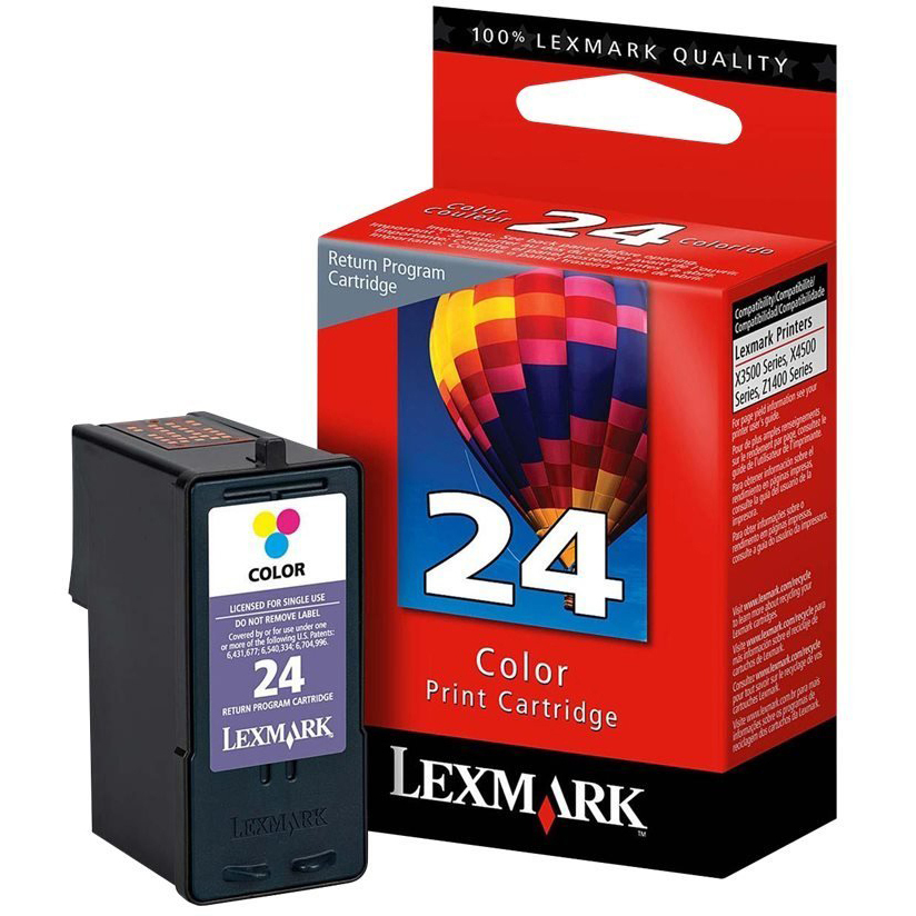 Original Lexmark 24 Colour Ink Cartridge (18C1524E)