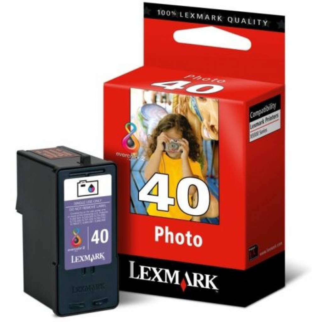 Original Lexmark 40 Photo Colour Ink Cartridge (18Y0340E)