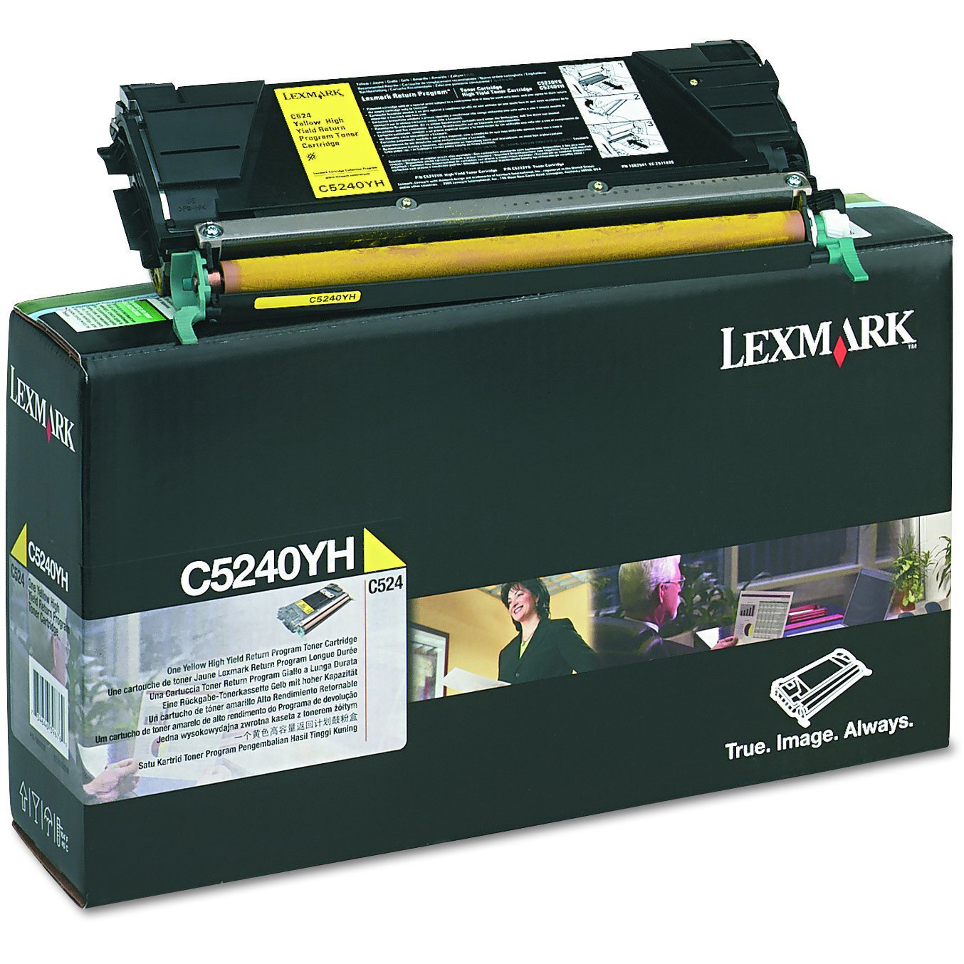 Original Lexmark C5240YH Yellow High Capacity Toner Cartridge (C5240YH)