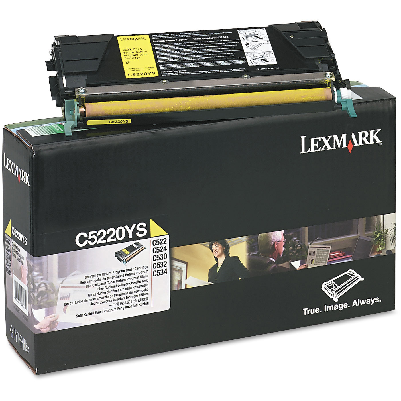 Original Lexmark C5220YS Yellow Toner Cartridge (C5222YS)