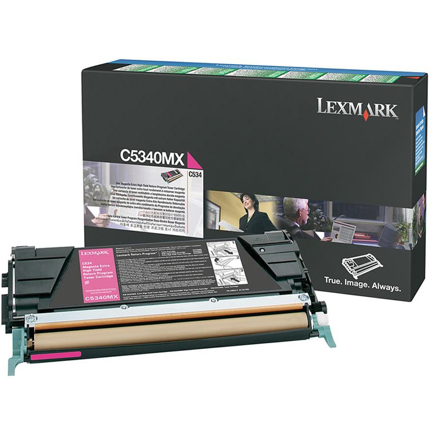 Original Lexmark C5340MX Magenta Extra High Capacity Toner Cartridge (C5340MX)