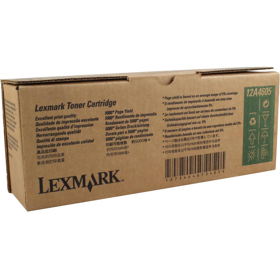 Original Lexmark 12A4605 Black Toner Cartridge (12A4605)